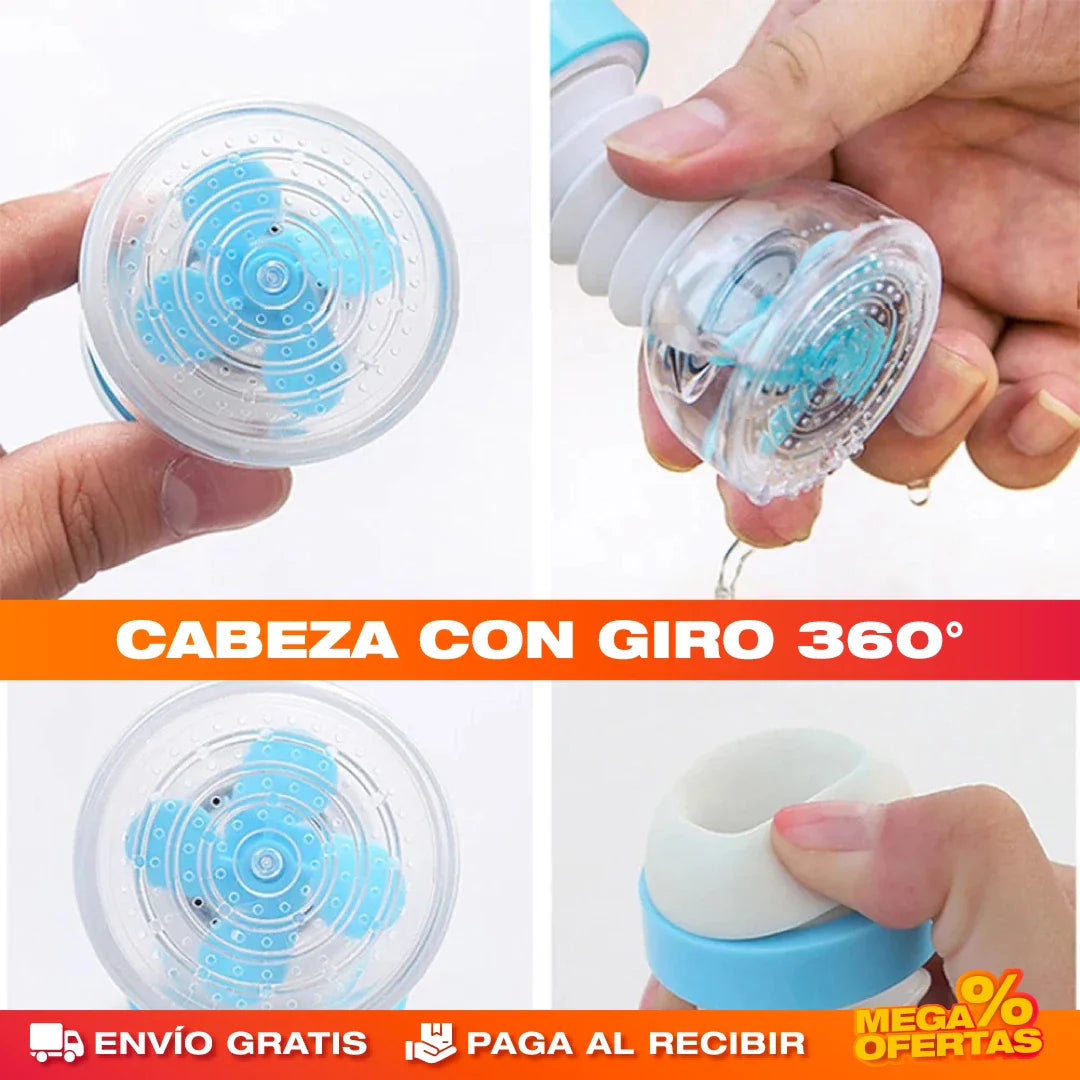 Filtro Giratorio y Purificador de Agua – Agua Más Limpia Directo del Grifo · 3x1