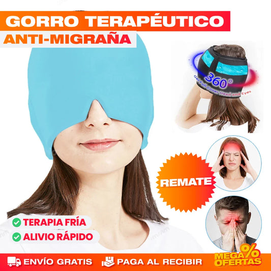 Gorro Terapéutico Antimigraña – Alivia la Migraña Sin Pastillas