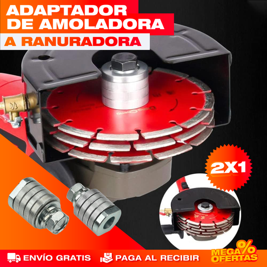 Adaptador de Amoladora a Ranuradora – Convierte tu Amoladora en Ranuradora · 2x1