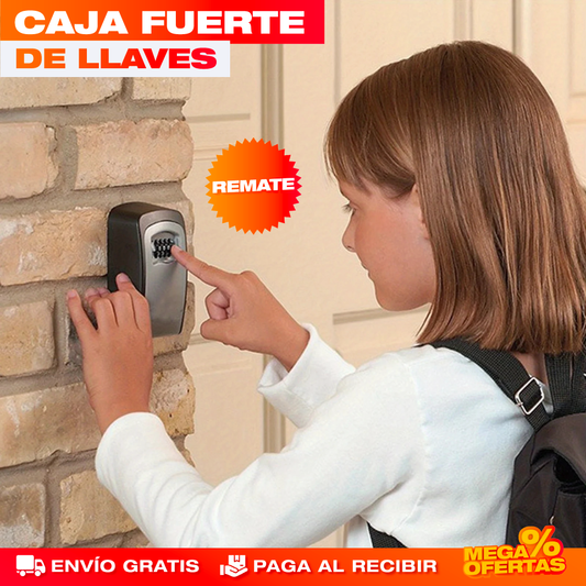 Caja Fuerte para Llaves con Contraseña – Guarda tus Llaves Seguras Sin Esconderlas