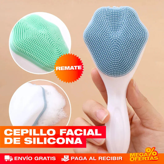 Cepillo Facial de Silicona – Limpieza Profunda y Piel Suave Sin Irritar