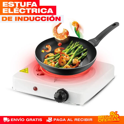 Estufa Eléctrica de Inducción – Cocina Rápido y Seguro Sin Gas