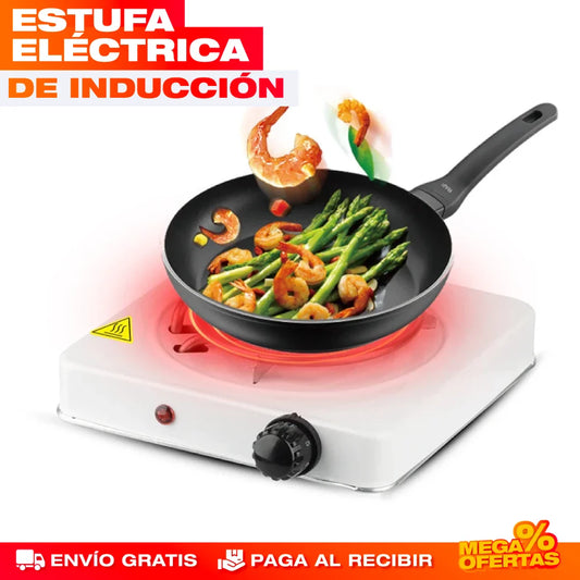 Estufa Eléctrica de Inducción – Cocina Rápido y Seguro Sin Gas