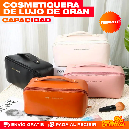 Cosmetiquera de Lujo Gran Capacidad – Todo tu Maquillaje Ordenado y a la Mano