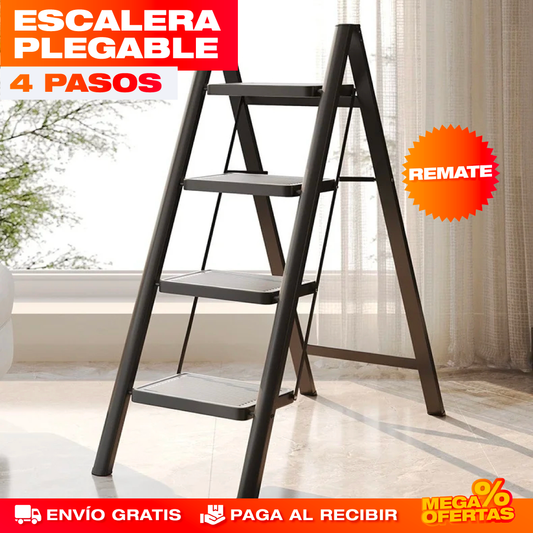 Escalera Plegable de 4 Pasos