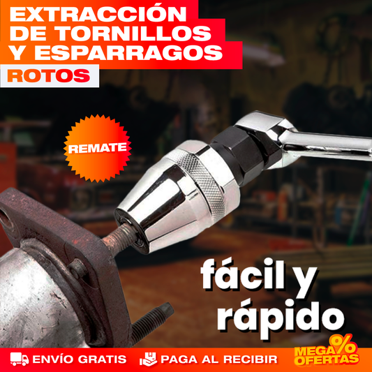 Extractor de Tornillos – Saca el Tornillo Pasado Sin Dañar la Pieza