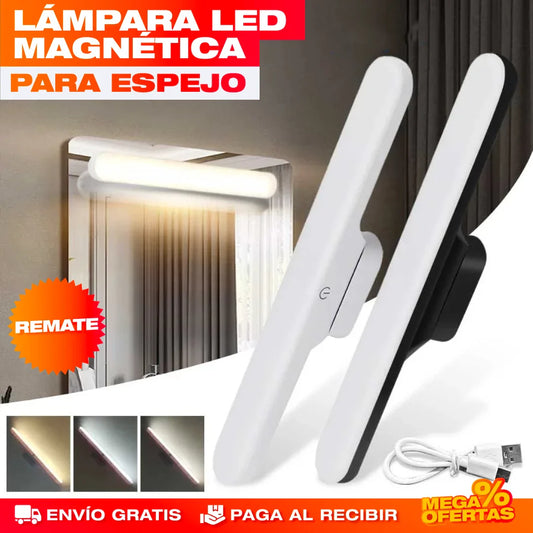 Lámpara LED Magnética – Luz Donde la Necesites, Sin Cables ni Tornillos