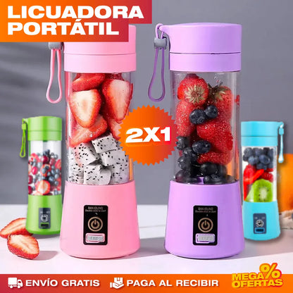 Licuadora Portátil – Batidos Donde Estés, Sin Cables · 2x1