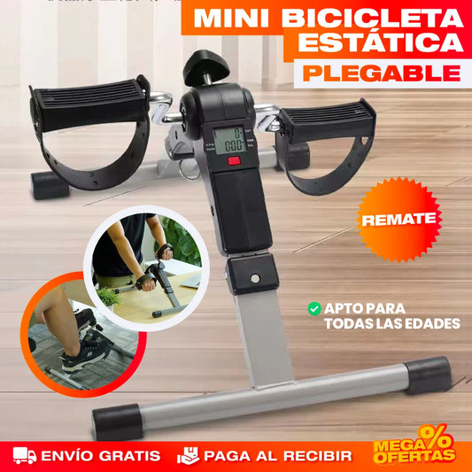 Mini Bicicleta Estática Plegable – Ejercítate Viendo TV y Guárdala Bajo la Cama