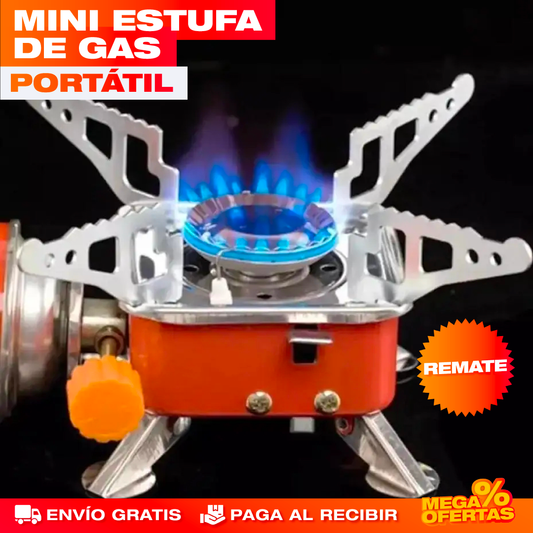 Mini Estufa de Gas Portátil – Cocina en Cualquier Lugar Sin Conexión