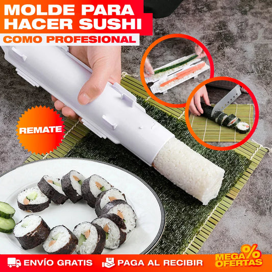Molde Cilíndrico para Hacer Sushi en Casa – Sushi Casero Perfecto Sin Ser Experto