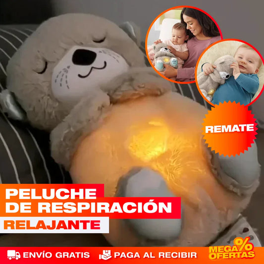 Peluche Relajante de Respiración para Dormir – Calma la Ansiedad y Duerme en Minutos