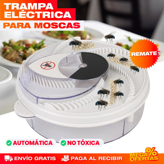 Trampa Eléctrica para Moscas – Casa Sin Moscas ni Zancudos y Sin Venenos