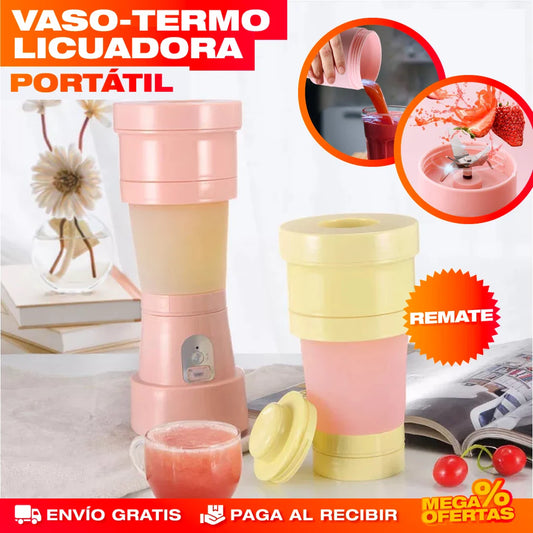 Mini Licuadora Plegable Portátil – Batidos al Instante y la Guardas en un Cajón