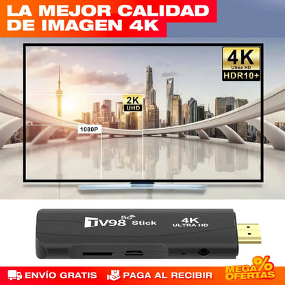 Decodificador Smart TV con Control Remoto – Convierte tu TV Vieja en Smart