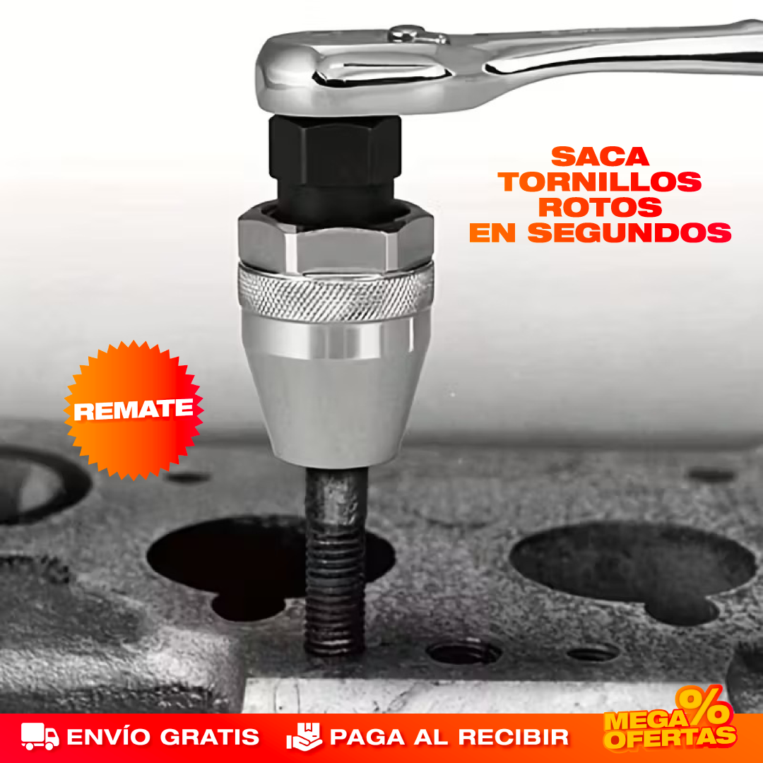 Extractor de Tornillos – Saca el Tornillo Pasado Sin Dañar la Pieza