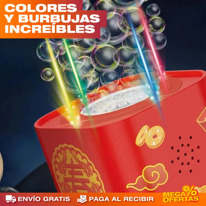 Máquina de Burbujas de Fuegos Artificiales – Llena la Fiesta de Burbujas en Segundos · 2x1
