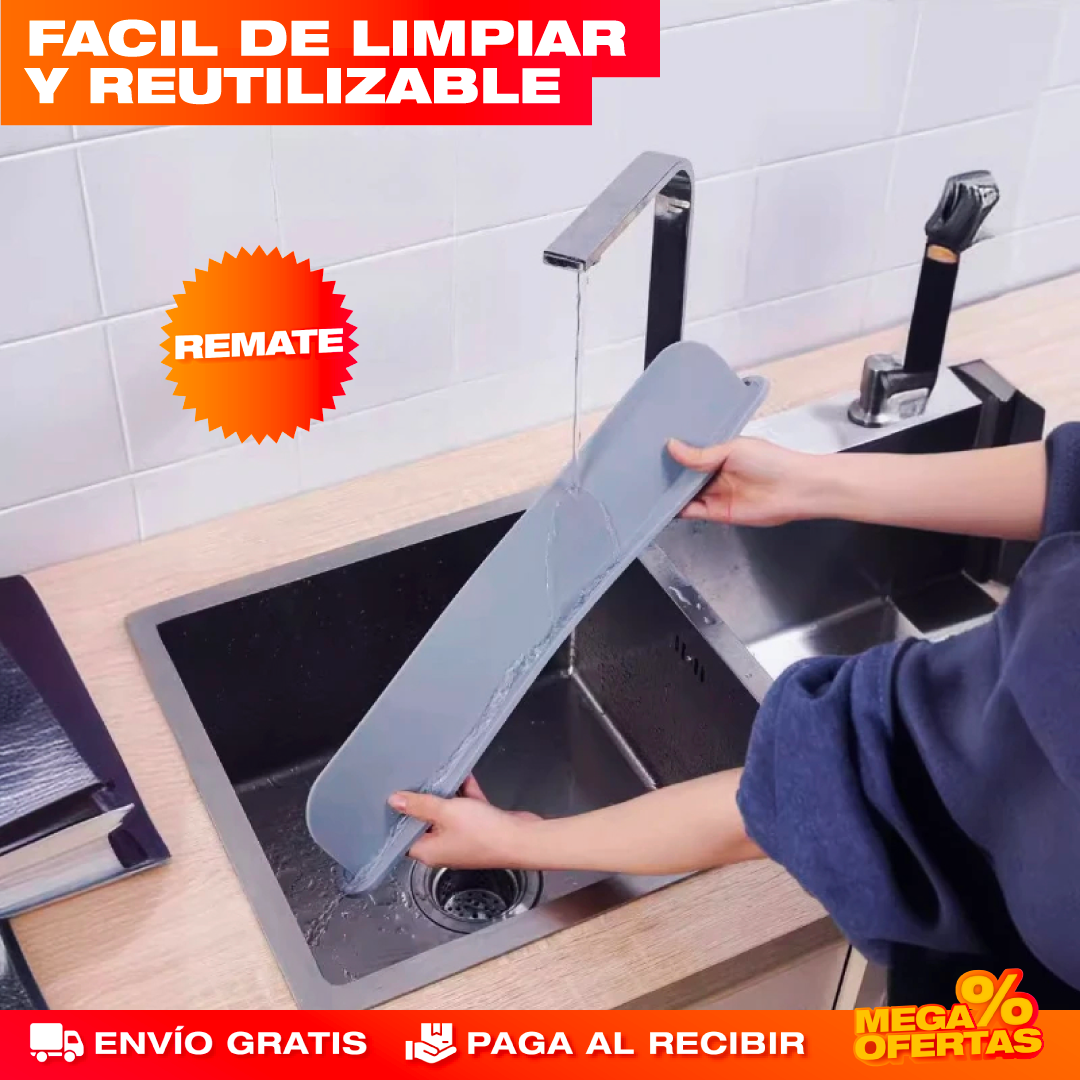 Promo 3x1 Protector contra Salpicaduras de Silicona – Lava Sin Salpicar Agua por Todo Lado