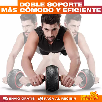 Rueda Abdominales Rebote Automático – Abdomen Firme en Casa Sin Lastimarte
