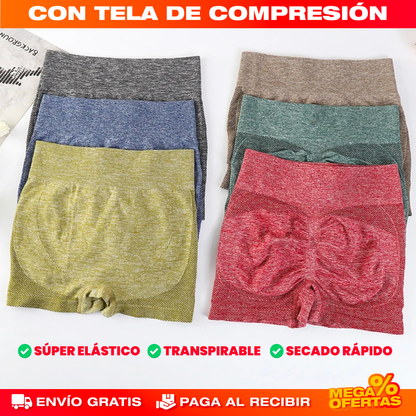 Short Push Up Levanta Cola – Realza tu Figura al Instante · Talla Única 3x1