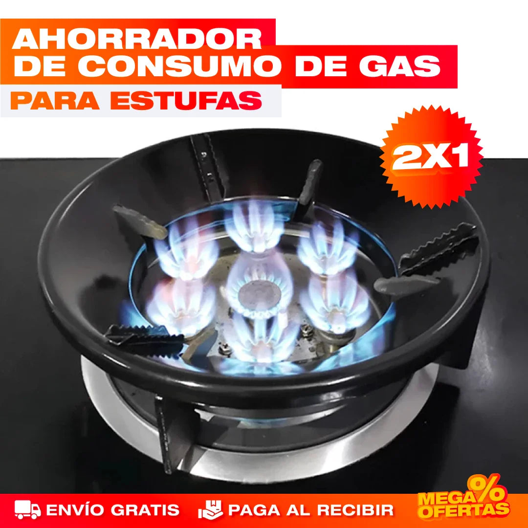 Promo 2x1 Soporte Protector de Llama y Ahorrador de Gas – Cocina Parejo y Gasta Menos Gas