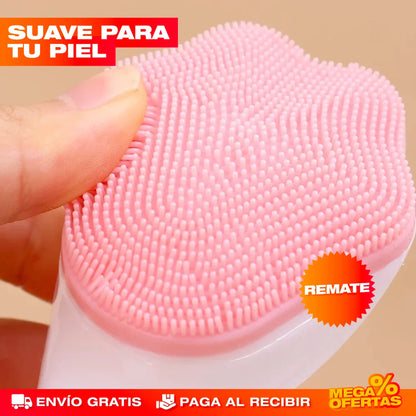 Cepillo Facial de Silicona – Limpieza Profunda y Piel Suave Sin Irritar