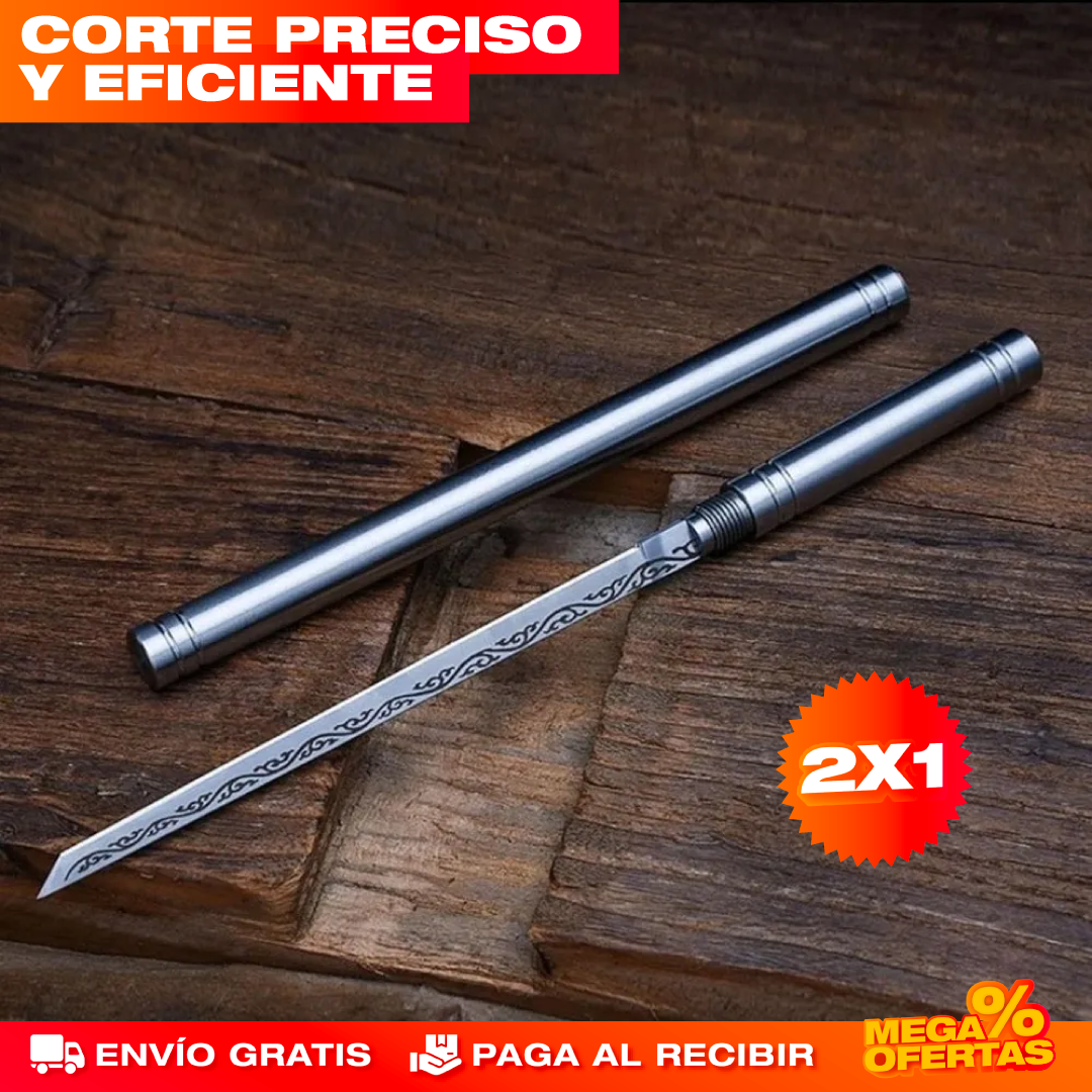 Cuchillo Multifunción Doble – Pica, Rebana y Filetea con Uno Solo · 2x1