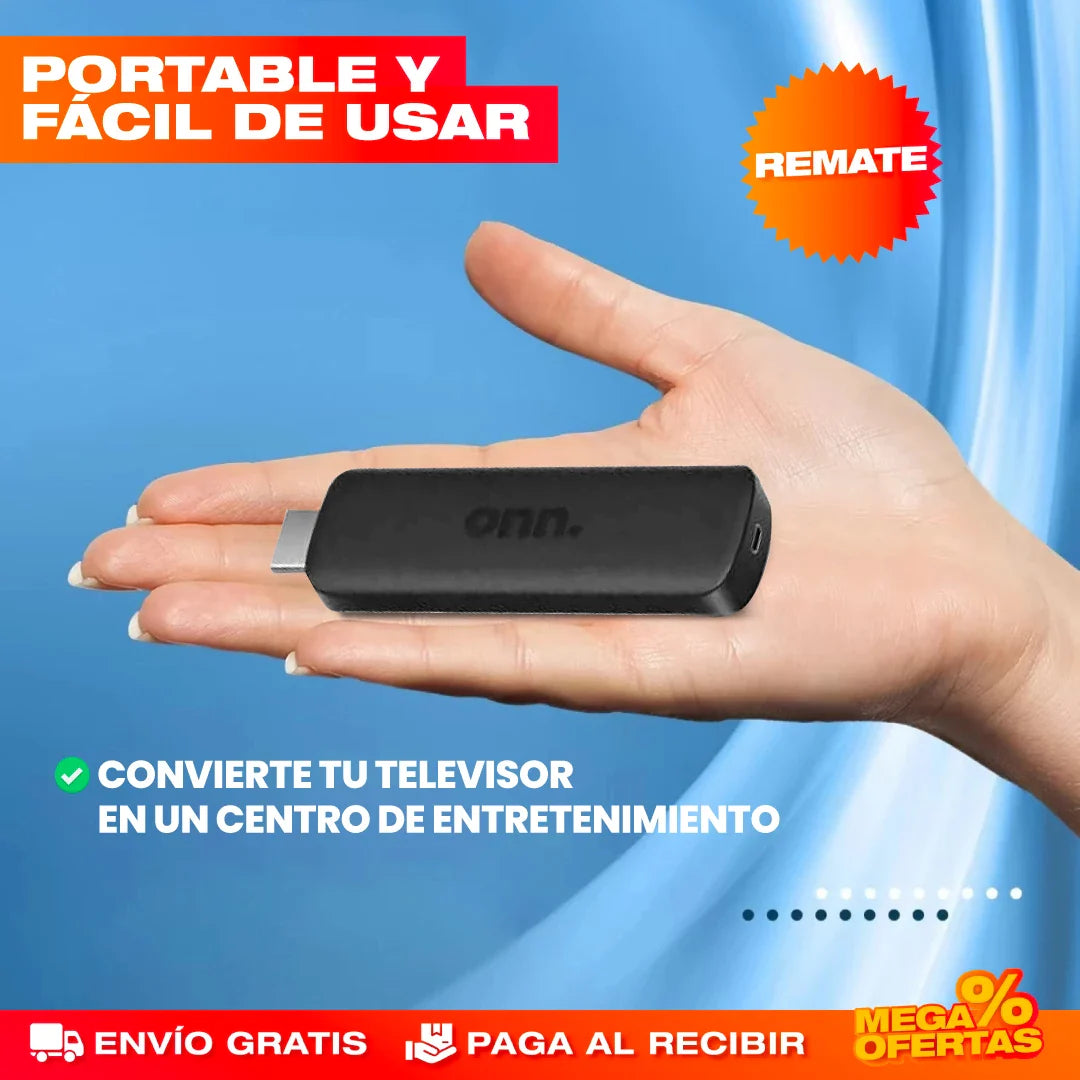 Convertidor Smart TV con Control Remoto – Convierte tu TV Vieja en Smart con Apps y Netflix