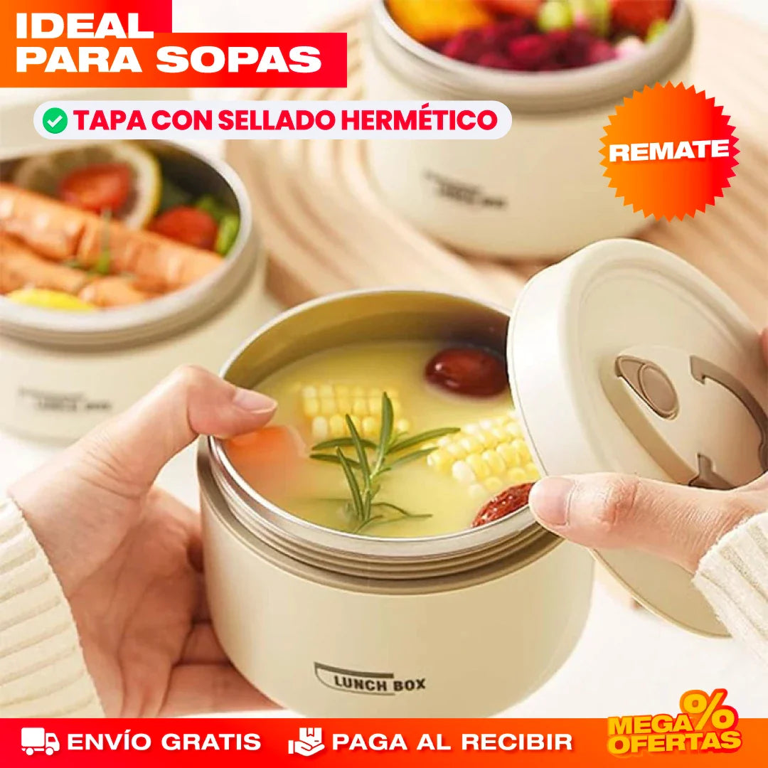 Lonchera Térmica – Tu Almuerzo Caliente y Sin Derrames