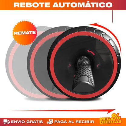 Rueda Abdominales Rebote Automático – Abdomen Firme en Casa Sin Lastimarte