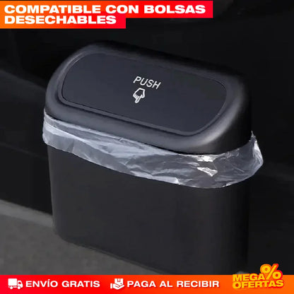 Cubo de Basura para Carro – Mantén tu Carro Sin Basura ni Olores · x2