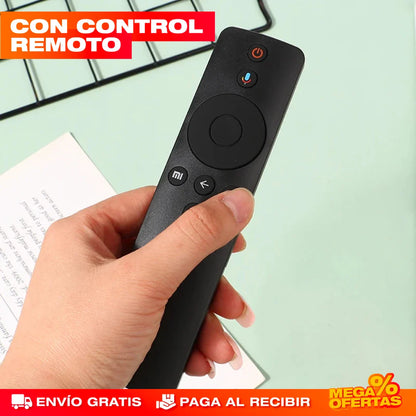 Decodificador Smart TV con Control Remoto – Convierte tu TV Vieja en Smart