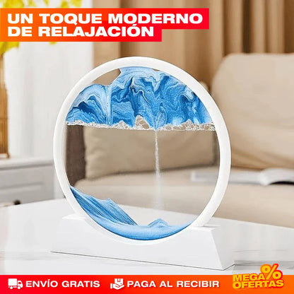 Lámpara Reloj de Arena 3D – Decora y Relaja con una Luz Diferente
