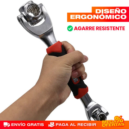 Llave Inglesa Multifuncional 8 en 1 – 8 Herramientas en Una para Todo en Casa