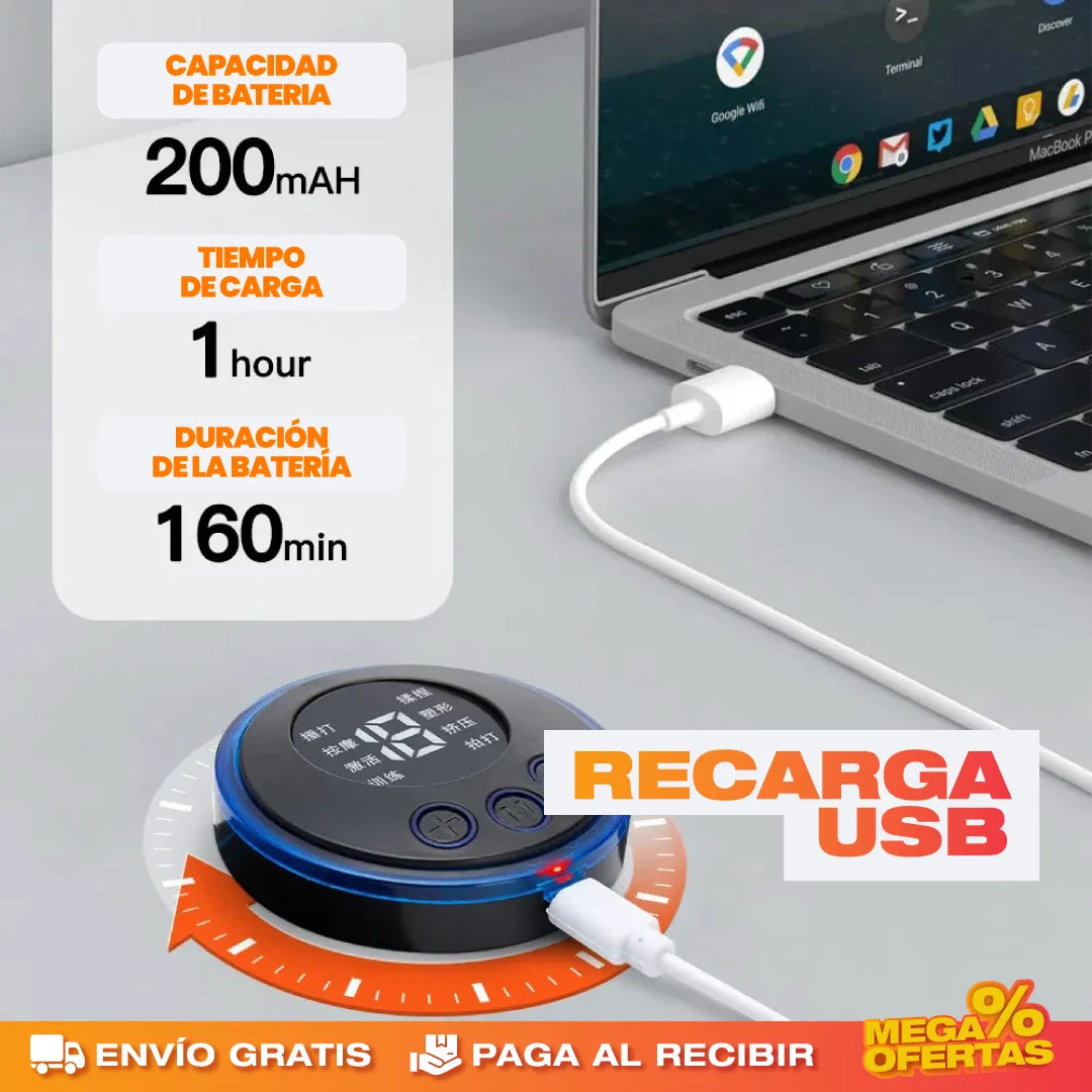 Masajeador Eléctrico Corporal – Alivia la Tensión Muscular en Casa · 3x1
