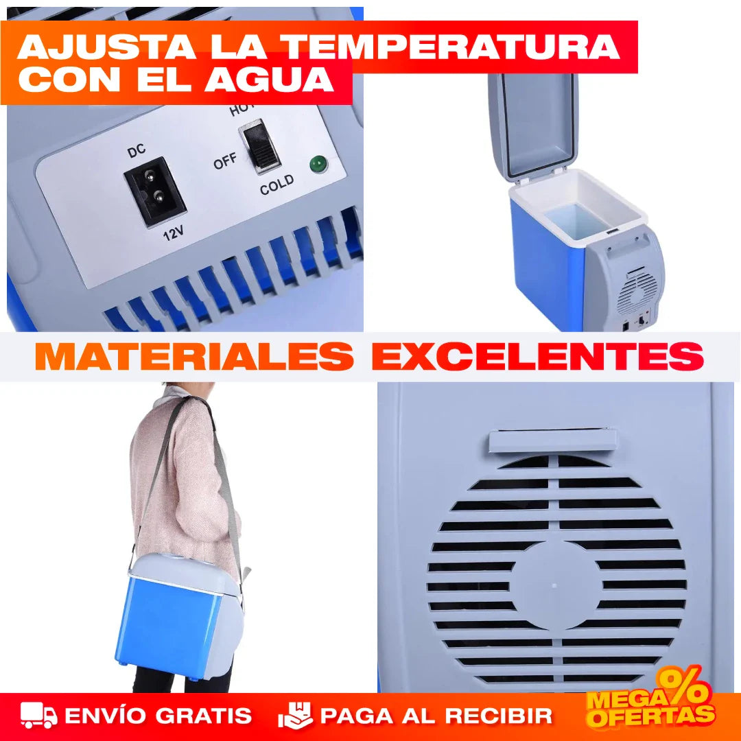 Mini Nevera 7.5 Litros para Carro y Hogar – Bebidas Frías en Cualquier Viaje