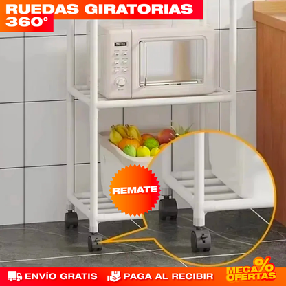 Estante Organizador Vertical de 6 Niveles – Triplica tu Espacio Sin Ocupar Más Piso