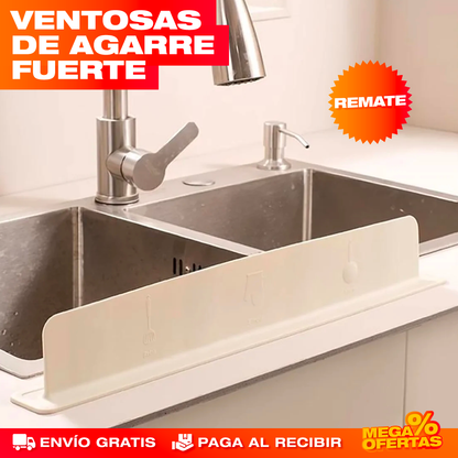 Promo 3x1 Protector contra Salpicaduras de Silicona – Lava Sin Salpicar Agua por Todo Lado