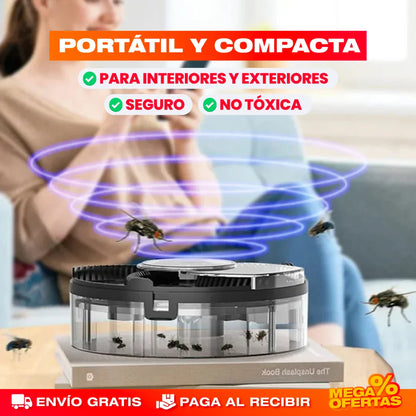 Trampa Eléctrica para Moscas – Casa Sin Moscas ni Zancudos y Sin Venenos