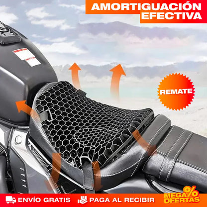Cojín de Silicona para Moto – Adiós al Dolor de Cola en los Viajes Largos