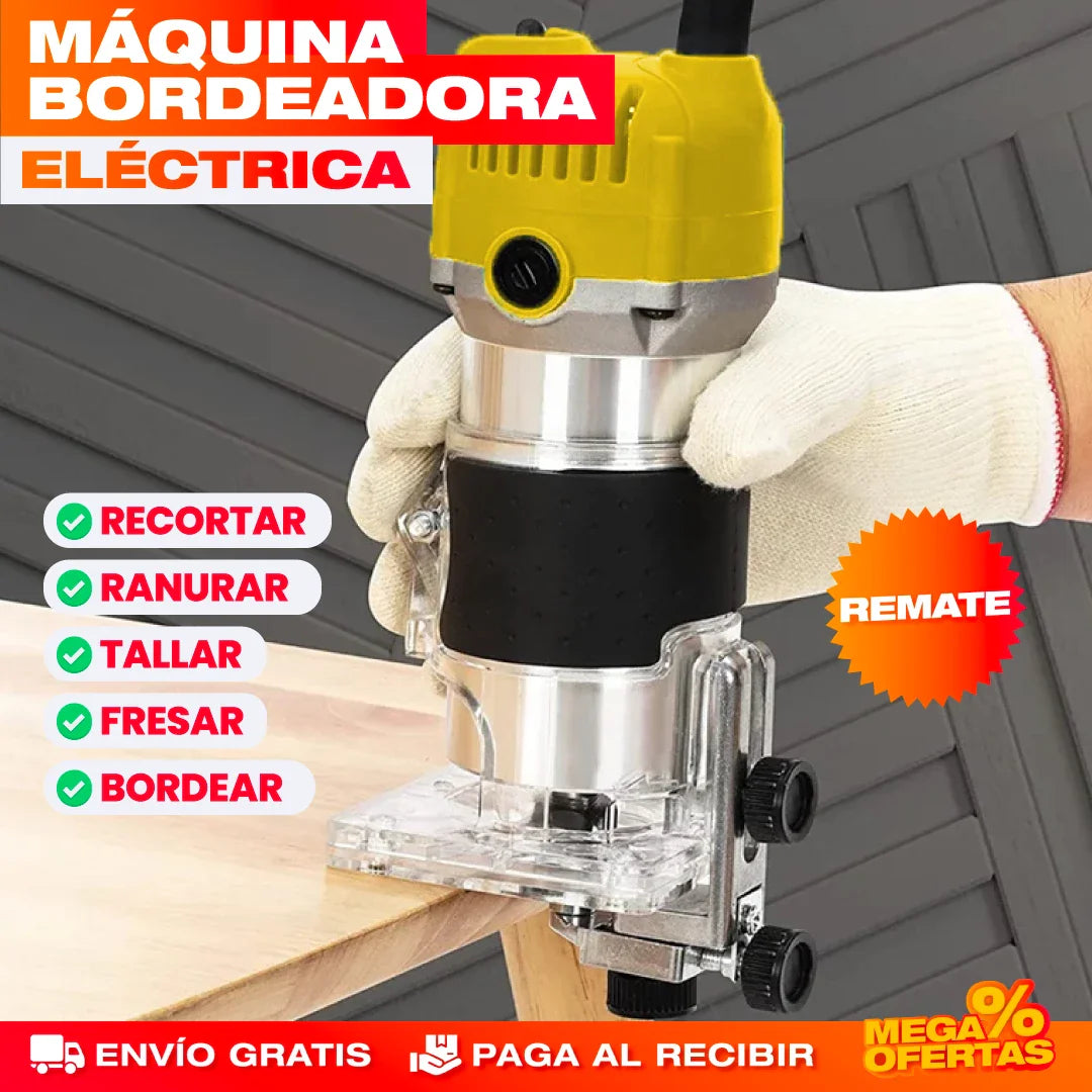 Bordeadora Eléctrica para Carpintería – Bordes y Acabados de Carpintero en Casa