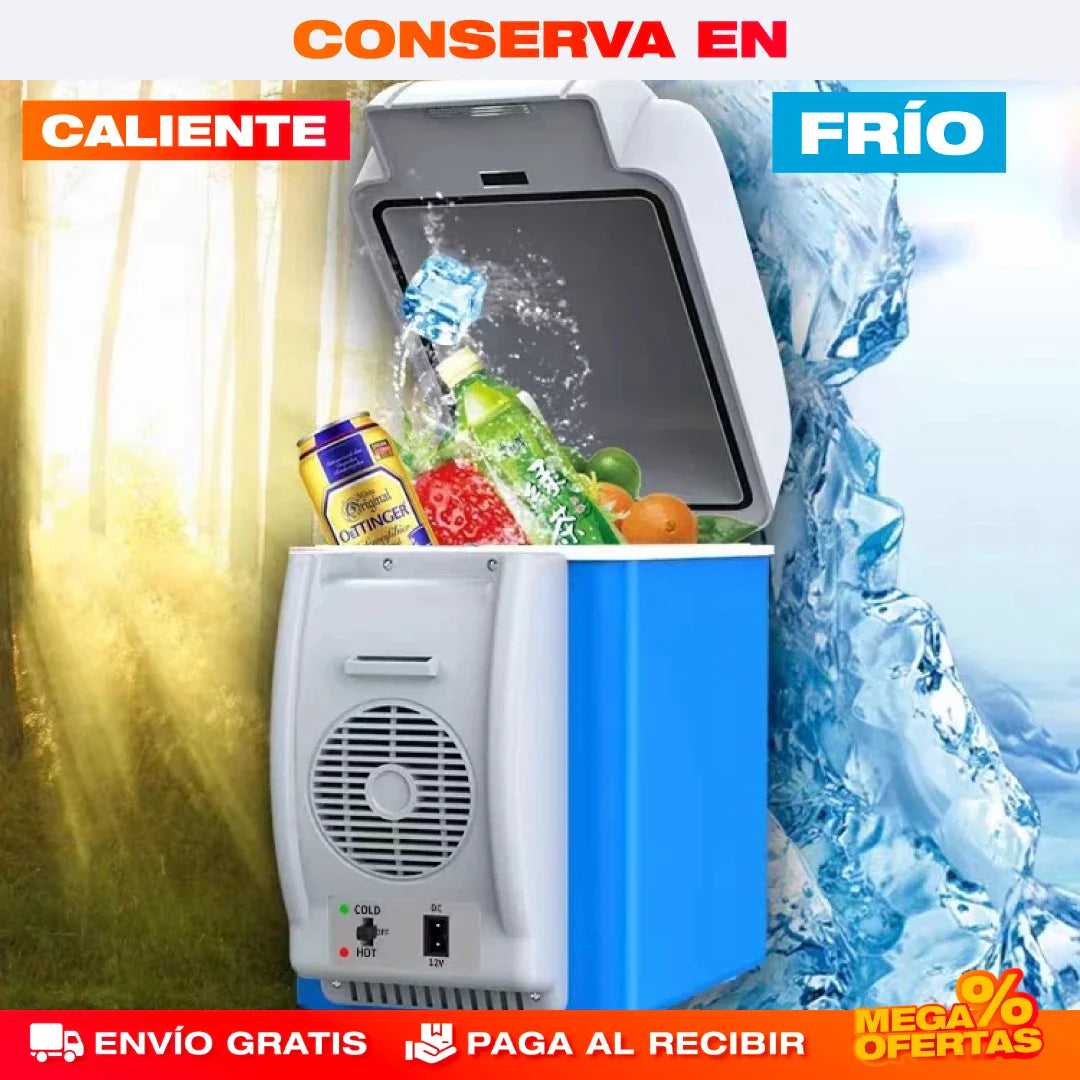 Mini Nevera 7.5 Litros para Carro y Hogar – Bebidas Frías en Cualquier Viaje