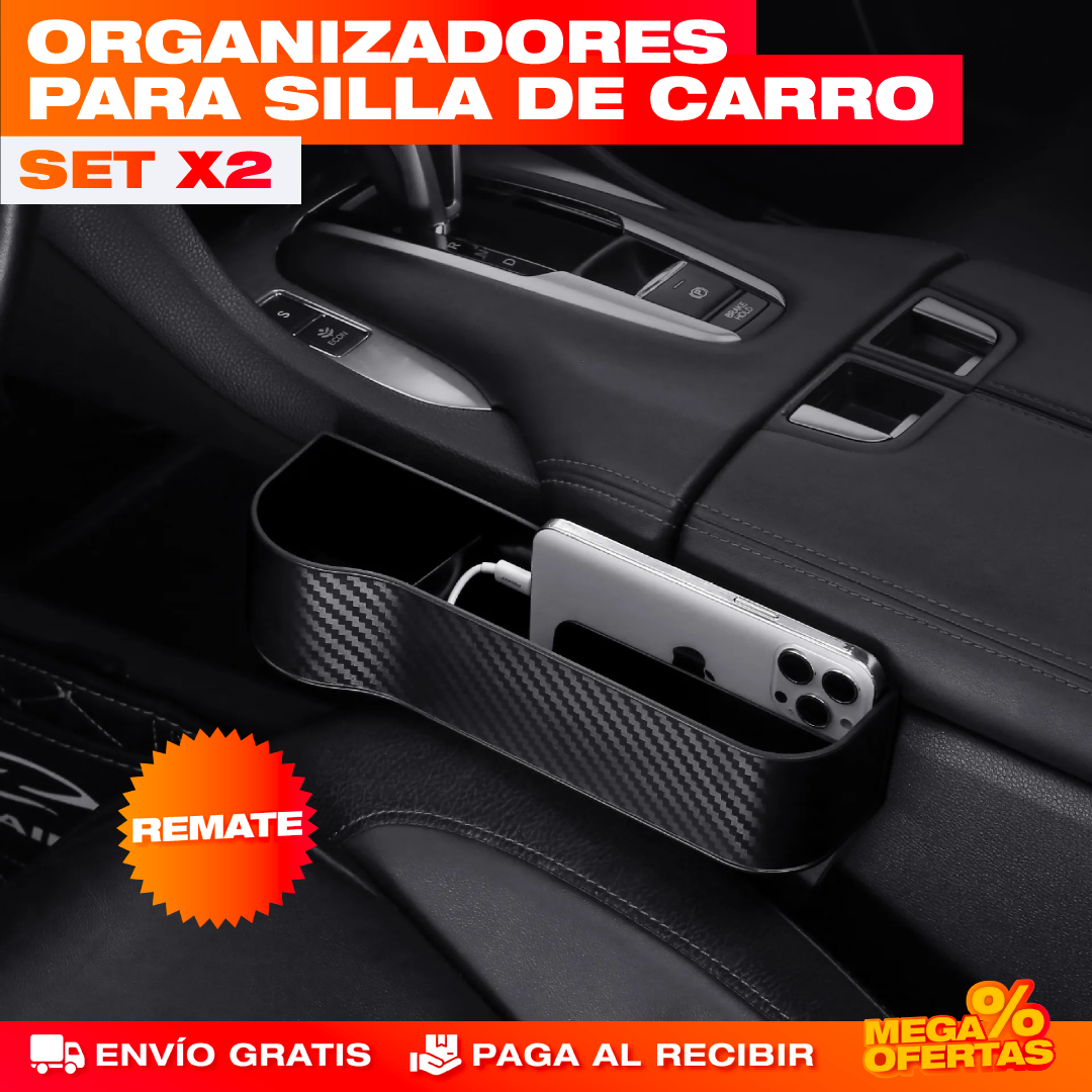 Organizadores para Silla de Carro – Carro Ordenado y Niños Entretenidos · Combo x2