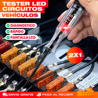 Tester LED de Circuitos para Vehículos – Encuentra la Falla Eléctrica Sin Pagar Taller · 2x1