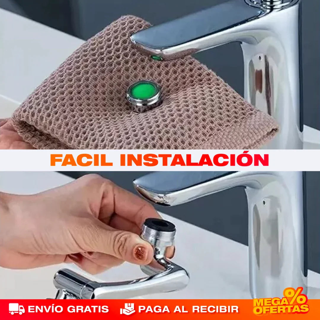Grifo Giratorio Universal – Más Alcance y Menos Salpicaduras · 2x1 + 50% Dto