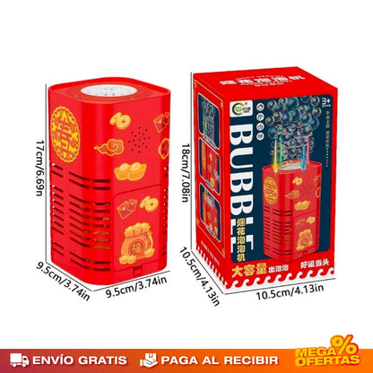 Máquina de Burbujas de Fuegos Artificiales – Llena la Fiesta de Burbujas en Segundos · 2x1