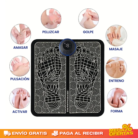 Masajeador de Pies EMS Eléctrico – Alivia los Pies Cansados al Final del Día · 2x1