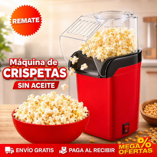 Máquina de Crispetas de Aire Caliente – Crispetas Sanas Sin Una Gota de Aceite