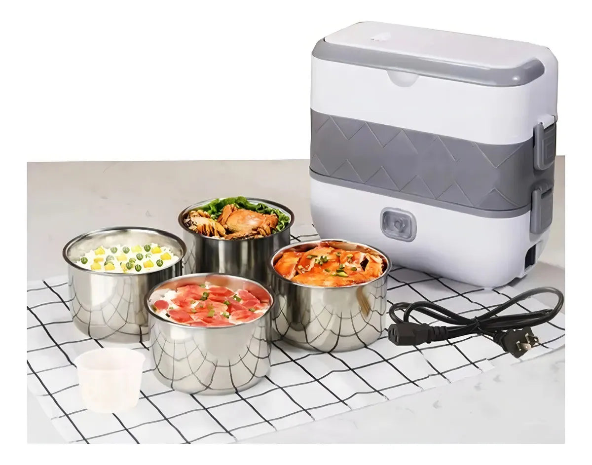 Lonchera Vaporera Eléctrica Portátil - Tu comida caliente en cualquier lucar