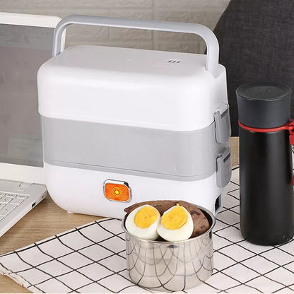 Lonchera Vaporera Eléctrica Portátil - Tu comida caliente en cualquier lucar